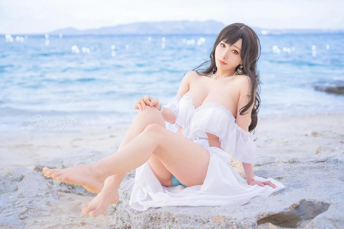 雨波_HaneAme – NO.191 2023年05月新品订阅4套视频-Original White Sand Love In Okinawa [43P]插图9